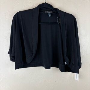 NWT Dressbarn Elegant Black Women's Shrug Cardigan Women’s size 2X
